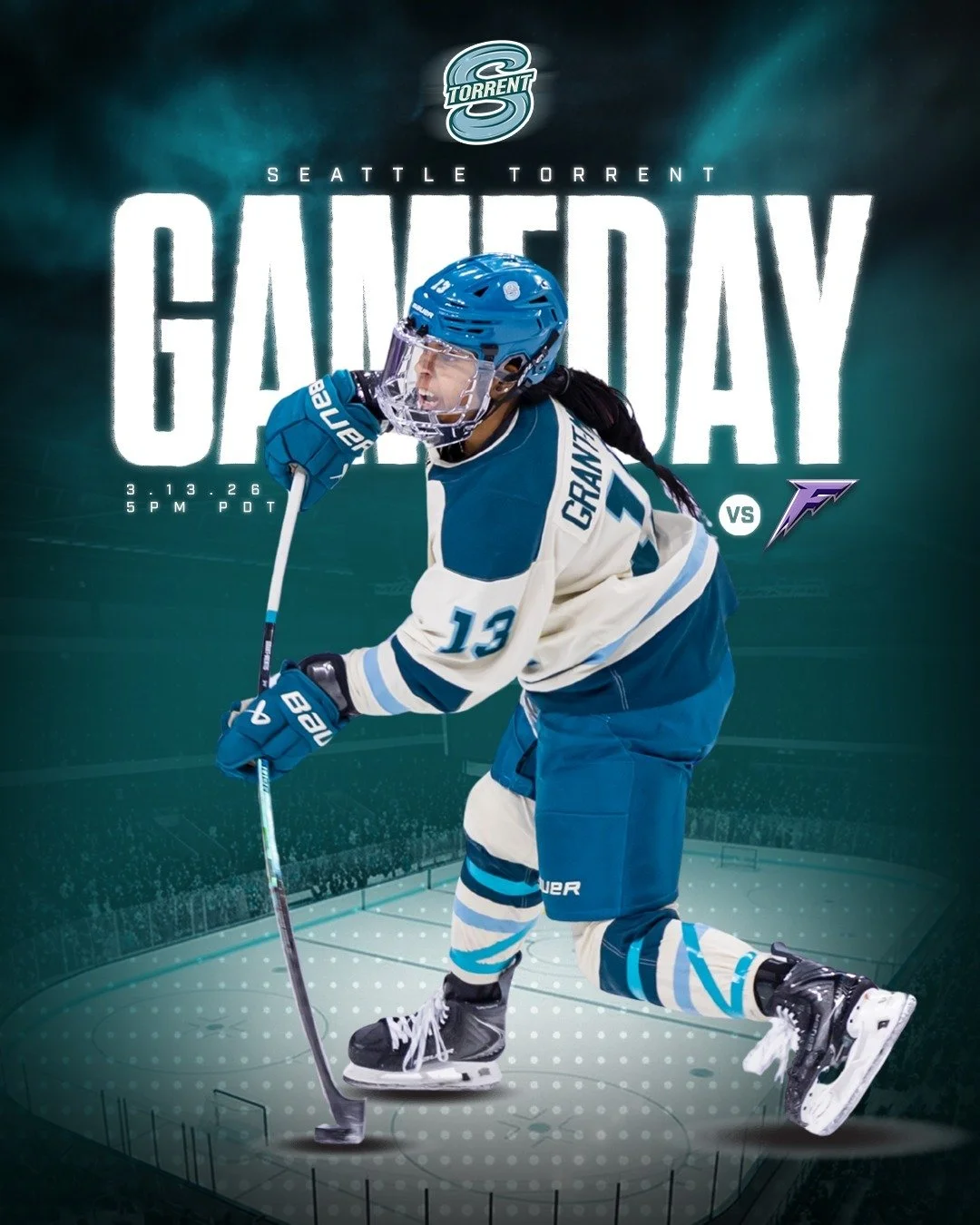 It's @pwhl_torrent gameday! The Torrent begin a five-game road trip this afternoon, looking to build off their thrilling home win over Boston, as they take on @pwhl_frost in less than an hour!

Big start to the roadie... 

You can always head down to