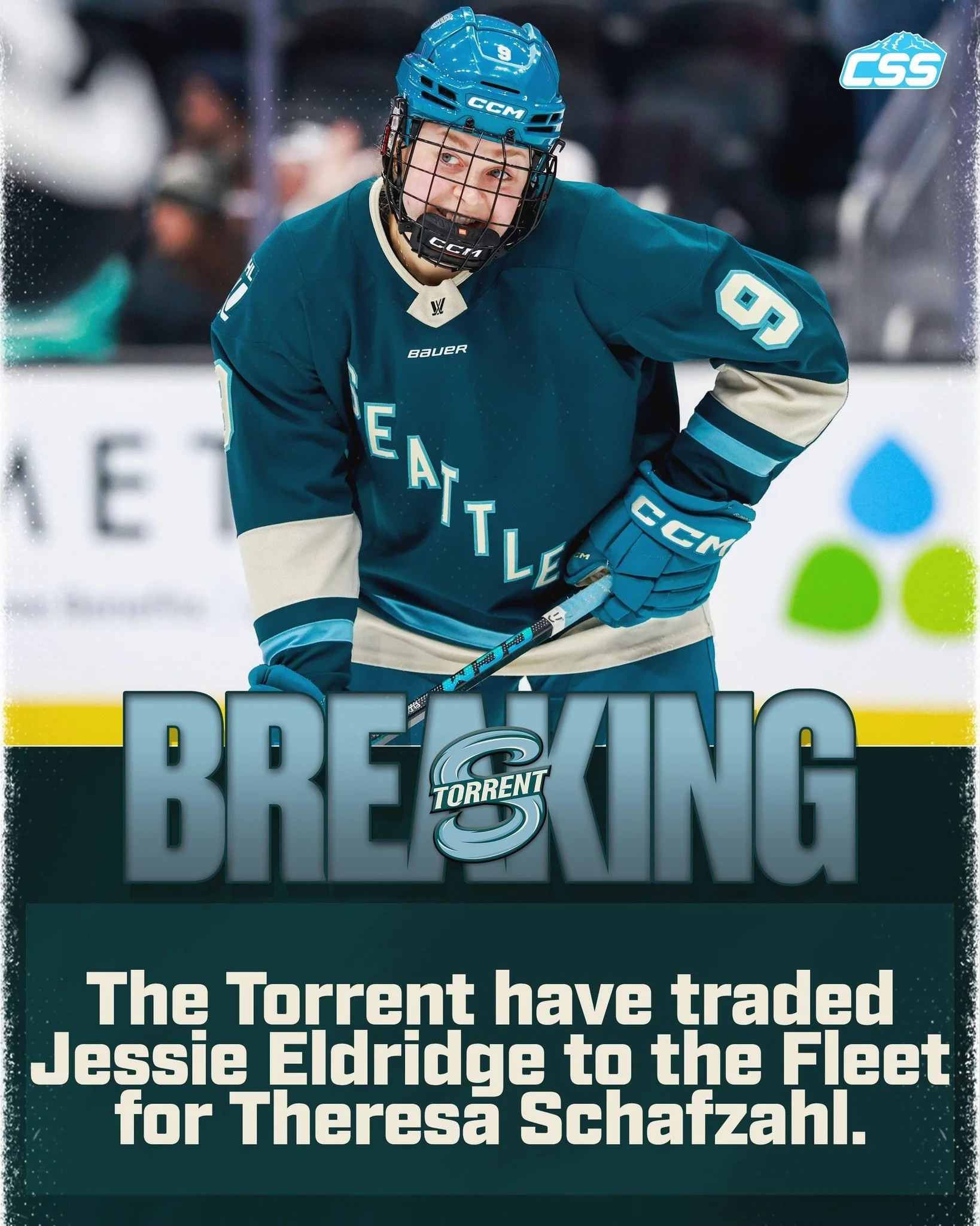 🚨BREAKING🚨: Our @pwhl_torrent have traded forward Jessie Eldridge to @pwhl_fleet in exchange for forward Theresa Schafzahl.

The Torrent ship off Eldridge, who had found her scoring touch dating back to just before the Olympics. 

This is a fascina