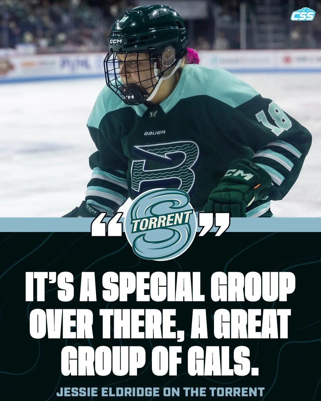 When asked for the "scouting report" on the @pwhl_torrent ahead of today's game, former Torrent and current @pwhl_fleet forward Jessie Eldridge had some nice words about her former team.

Cover photo via the PWHL
Video via the PWHL YouTube 