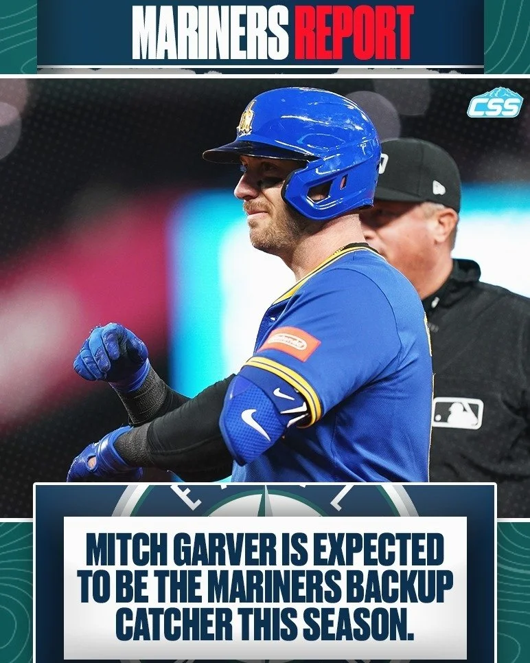 Per Ryan Divish of the Seattle Times, the @mariners have decided to go with Mitch Garver as their backup catcher this season. 

Garver was a late addition to the roster this offseason, per the recommendation of Cal Raleigh.

Photo by @ericspnwsports 
