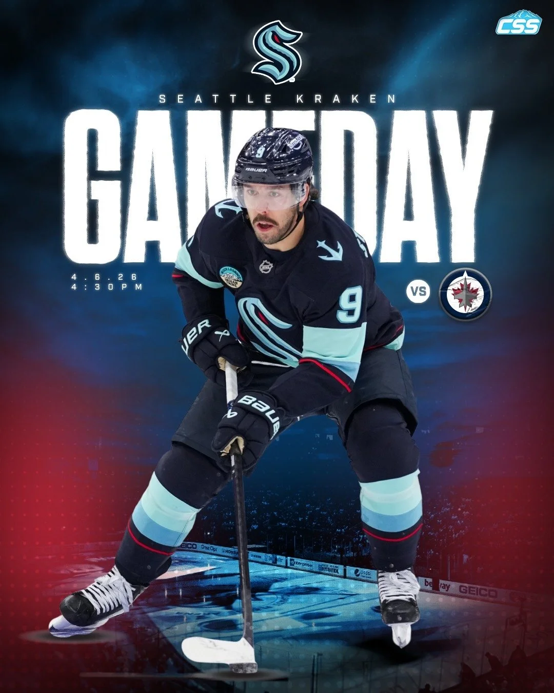 It's @SeattleKraken gameday! The Kraken begin a road back-to-back tonight, taking on a @NHLJets team that's seen a surge since the Olympic break carry them within striking distance of a Wild Card spot in the Western Conference.

You can always head d