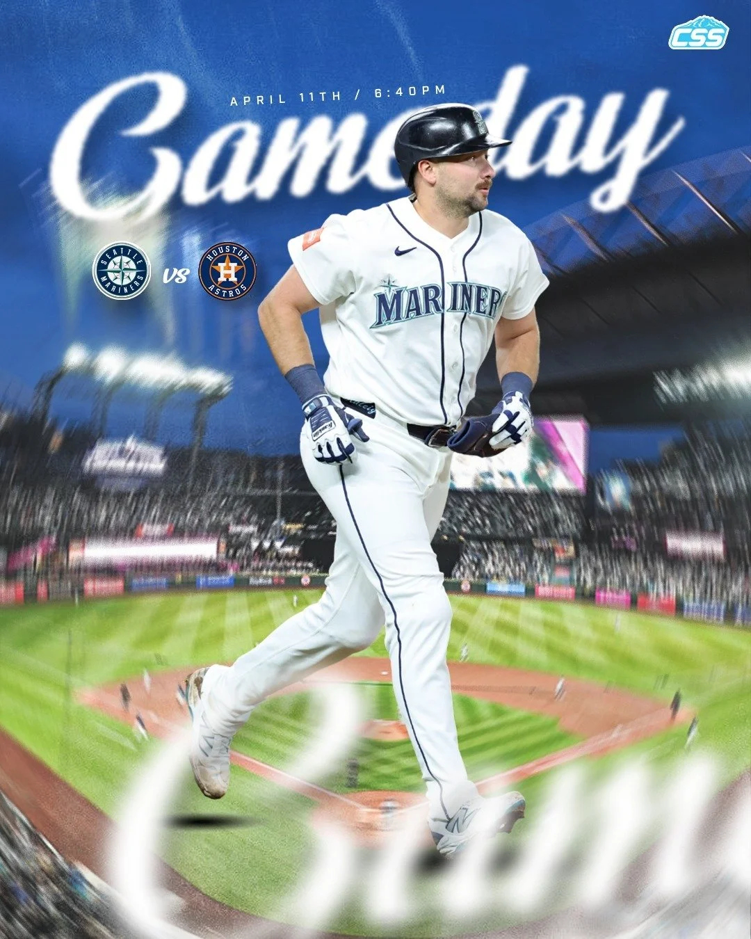 It's @Mariners gameday! After a thumping win to open the four-game series, the Mariners look to carry momentum through the weekend against a @Astros team that's banged up in the pitching department.

Luis Castillo on the hill tonight for Seattle.

Yo