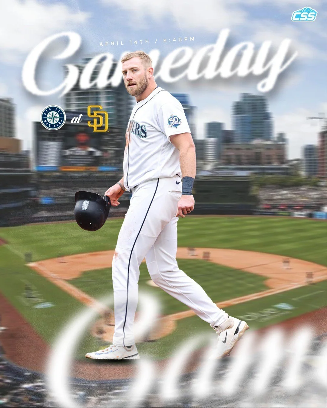 It's @mariners gameday! Following a four-game sweep of Houston, the Mariners are back out on the road for a quick trip to California, battling the @padres! Seattle looks to maintain their Vedder Cup dominance over San Diego!

You can always head down