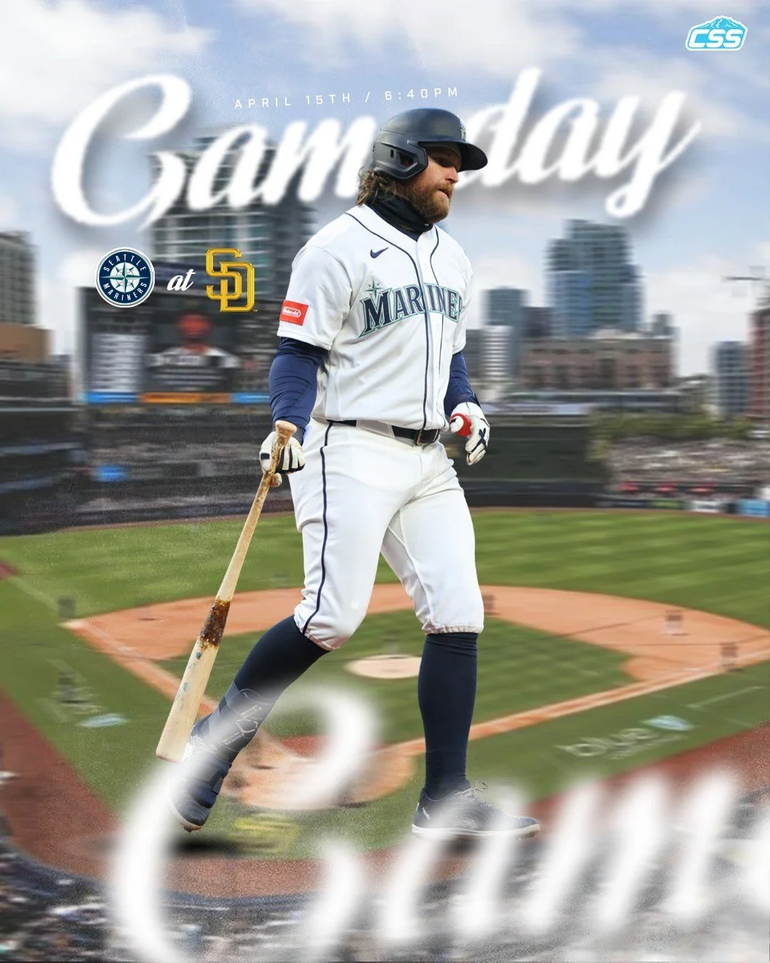 It's @Mariners gameday! Following a rough loss last night that saw the bats go quiet, the Mariners will look to rebound in tonight's game two of the series against the @Padres.

Emerson Hancock takes the mound for Seattle.

You can always head down t