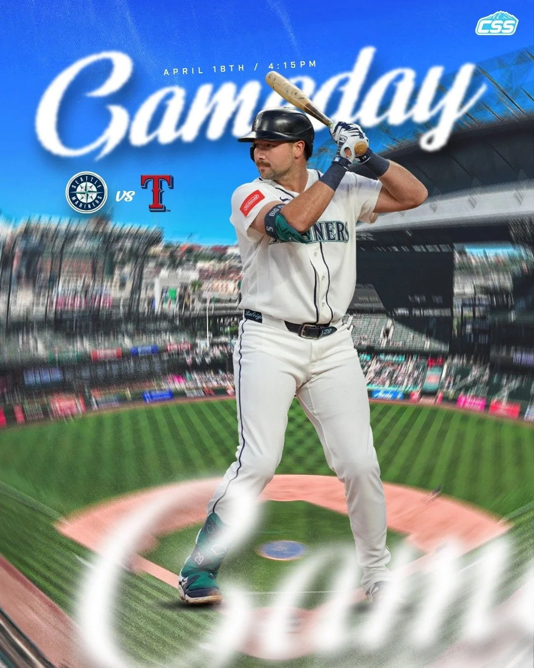 It's @Mariners gameday! After a rough loss last night, the Mariners are looking to snap out of their current losing skid with this afternoon's game against the @Rangers at @TMobilePark, with George Kirby on the mound. Please note that this game is on