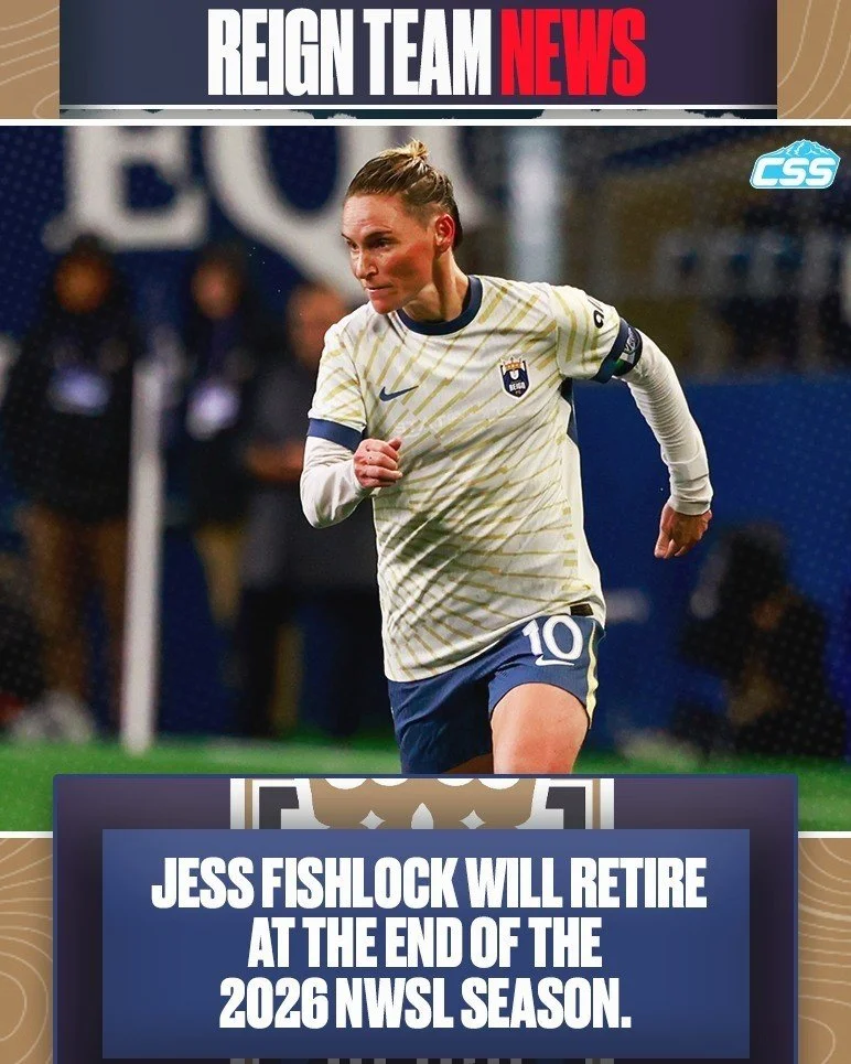 BREAKING: @ReignFC captain and club original Jess Fishlock will retire at the end of the 2026 NWSL season, concluding one of the most iconic careers in club and league history, the club announced today. 

Her legendary career will be celebrated durin