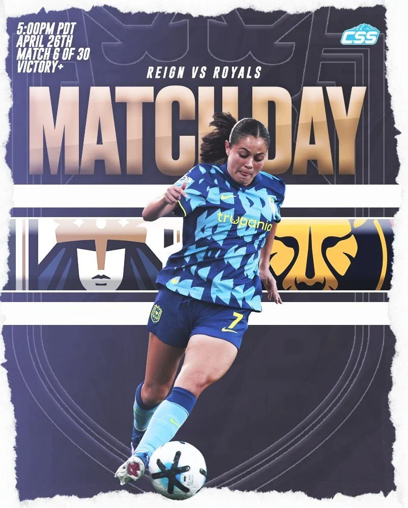 It's @reignfc matchday! The Reign are FINALLY back at @lumenfield, playing on the grass for the first time tonight as they'll host the @utahroyalsfc this afternoon.

Seattle looks to continue a strong start!

You can always head down to the home of C