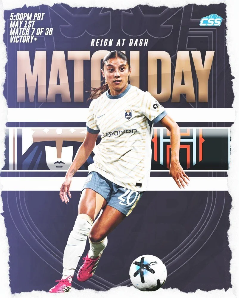 It's @reignfc matchday! The Reign are back out on the road tonight, as they'll take on a @houstondash  team that sits on the very edge of the early playoff picture. Seattle is looking for a bounce-back effort tonight!

You can always head down to the
