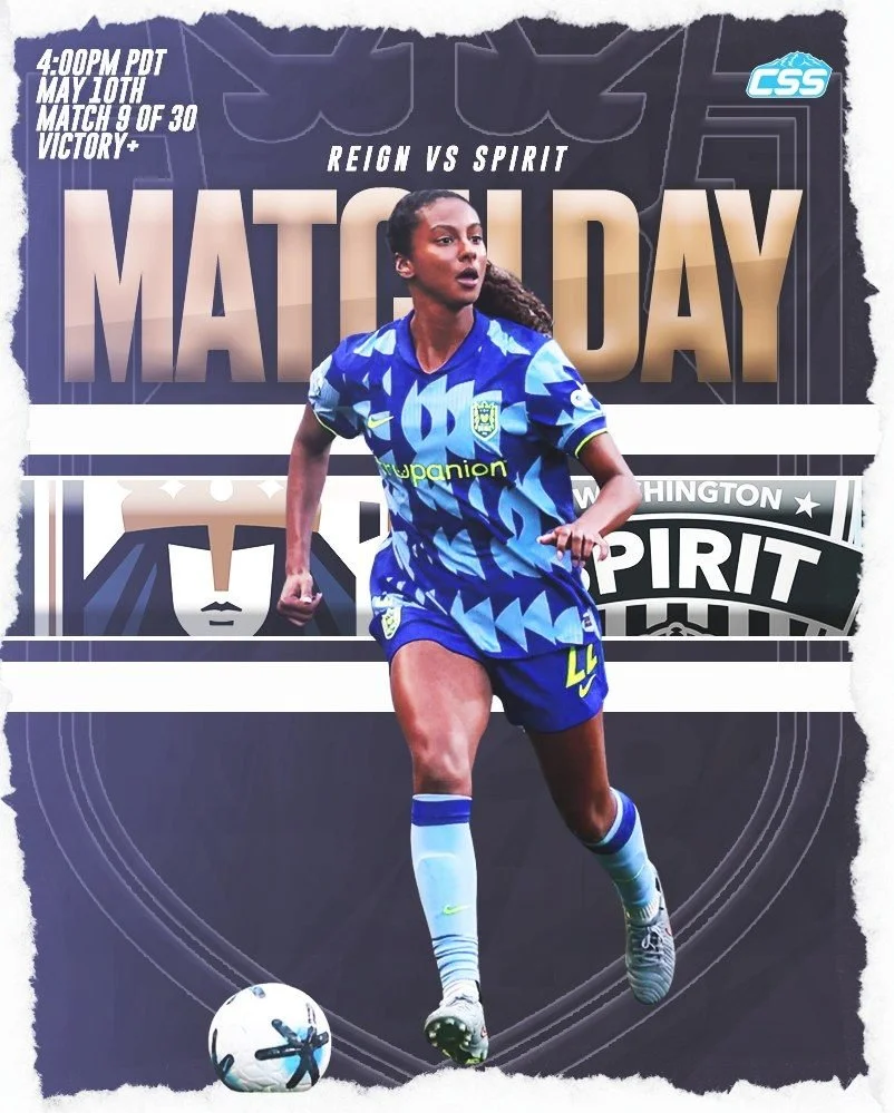 It's @reignfc matchday! The Reign are back at @lumenfield after their road match in Houston, as they'll take on a @washingtonspirit club that's won their last four matches.

Sea you at Lumen Field for this Mother's Day match!

You can always head dow