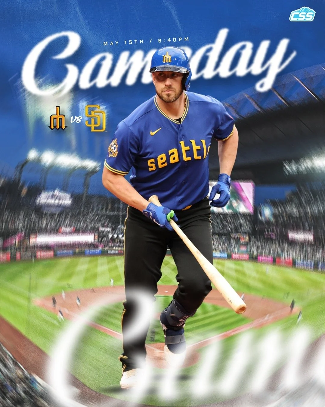 It's @mariners gameday! Coming off a series win in Houston, the Mariners are back home and ready to begin a six-game homestand that starts with a three-game weekend series against the @padres!

Sea you at @tmobilepark!

You can always head down to th