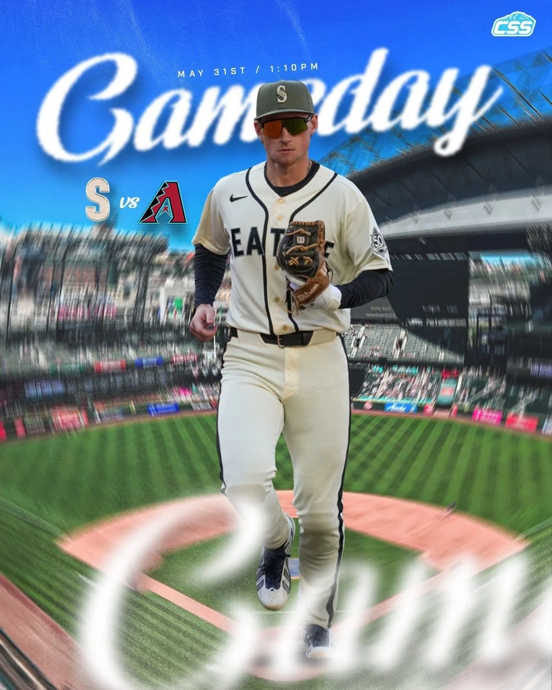 It's @mariners gameday! Following consecutive satisfying victories, the Mariners continue their search for consistency as they wrap up this weekend series against the @dbacks. 

It's piggyback day, as Bryce Miller starts. 

You can always head down t