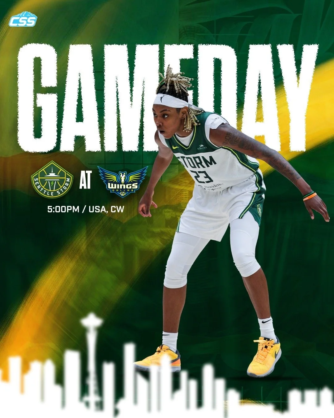 It's @seattlestorm gameday! The Storm finish out their mini road trip with a tussle in Texas, as they take on the @dallaswings tonight. 

Seattle is looking for a more complete effort than they had last time out. 

The Storm game status report for to