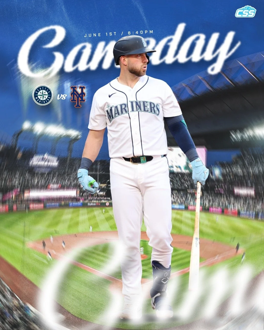 It's @mariners gameday! Coming off a three-game sweep of Arizona, the Mariners begin the month of June with a series against the @mets, who also come in having swept a team.

Seattle will have Emerson Hancock on the hill tonight! 

You can always hea