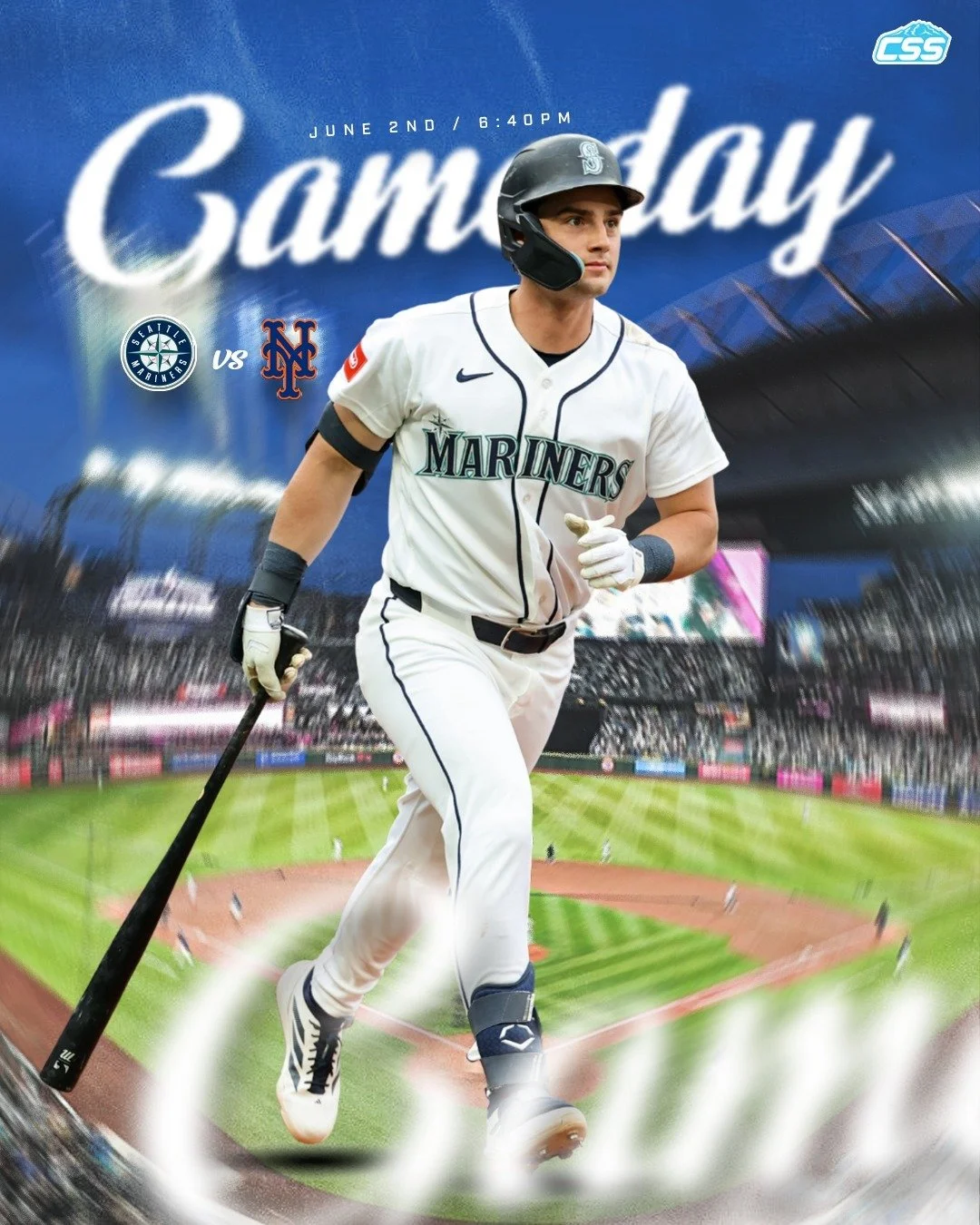 It's @mariners gameday! Coming off another walk-off victory, the Mariners seek to continue their positive momentum in tonight's game two against the @mets. 

Seattle will have Logan Gilbert on the mound tonight. 

You can always head down to the home