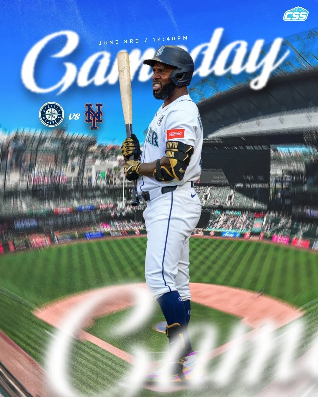 It's @mariners gameday! With a series win in hand following last night's victory, the Mariners look to close out the homestand on a high note in today's matinee matchup against the @mets!

George Kirby takes the mound for Seattle!

You can always hea