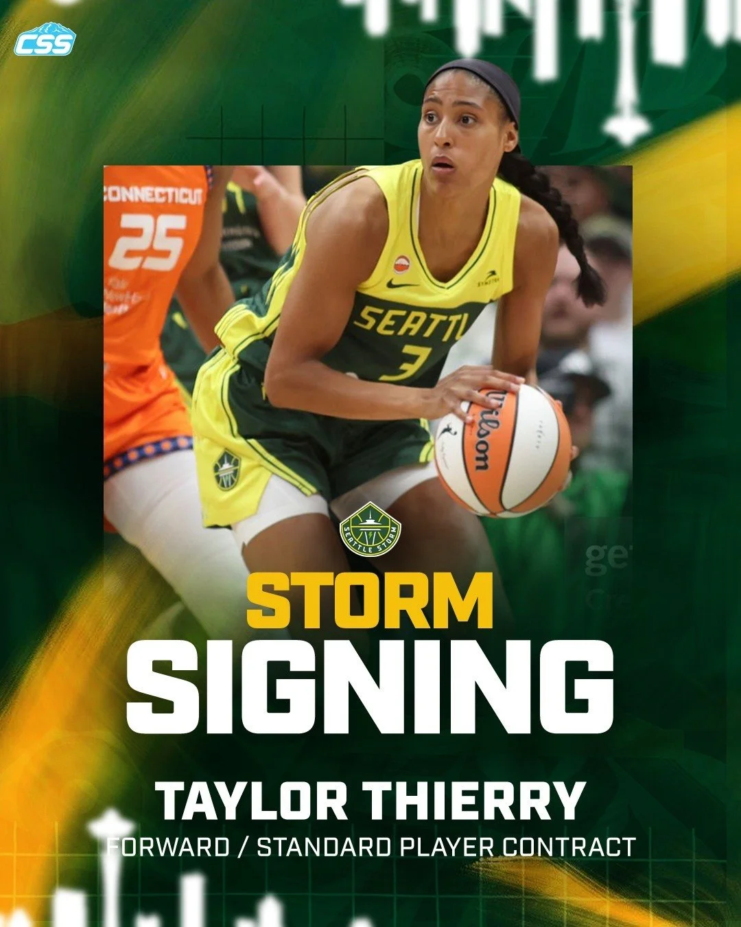 After waiving Lexie Brown, the @seattlestorm converted Taylor Thierry&rsquo;s player development contract to a standard contract.

Photo by Scott Eklund/NBAE

#SeattleStorm #SeattleSports #WNBA