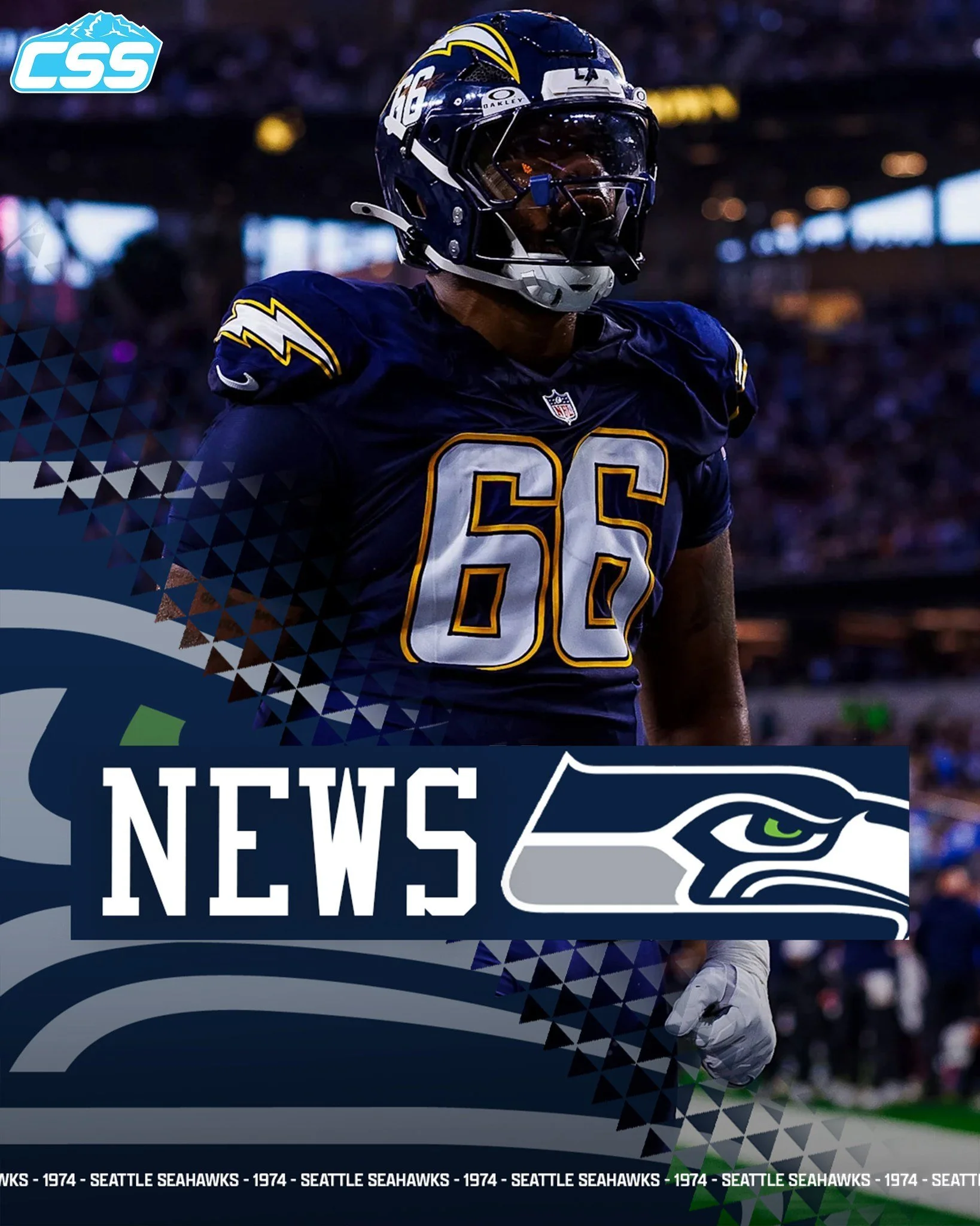 Earlier today, the @seahawks signed veteran offensive lineman Bobby Hart.

The 31-year-old has made 75 starts since entering the NFL as a seventh-round pick by the Giants in 2015. That includes eight starts in 2025 with the Chargers.

Rookie WR Levi 