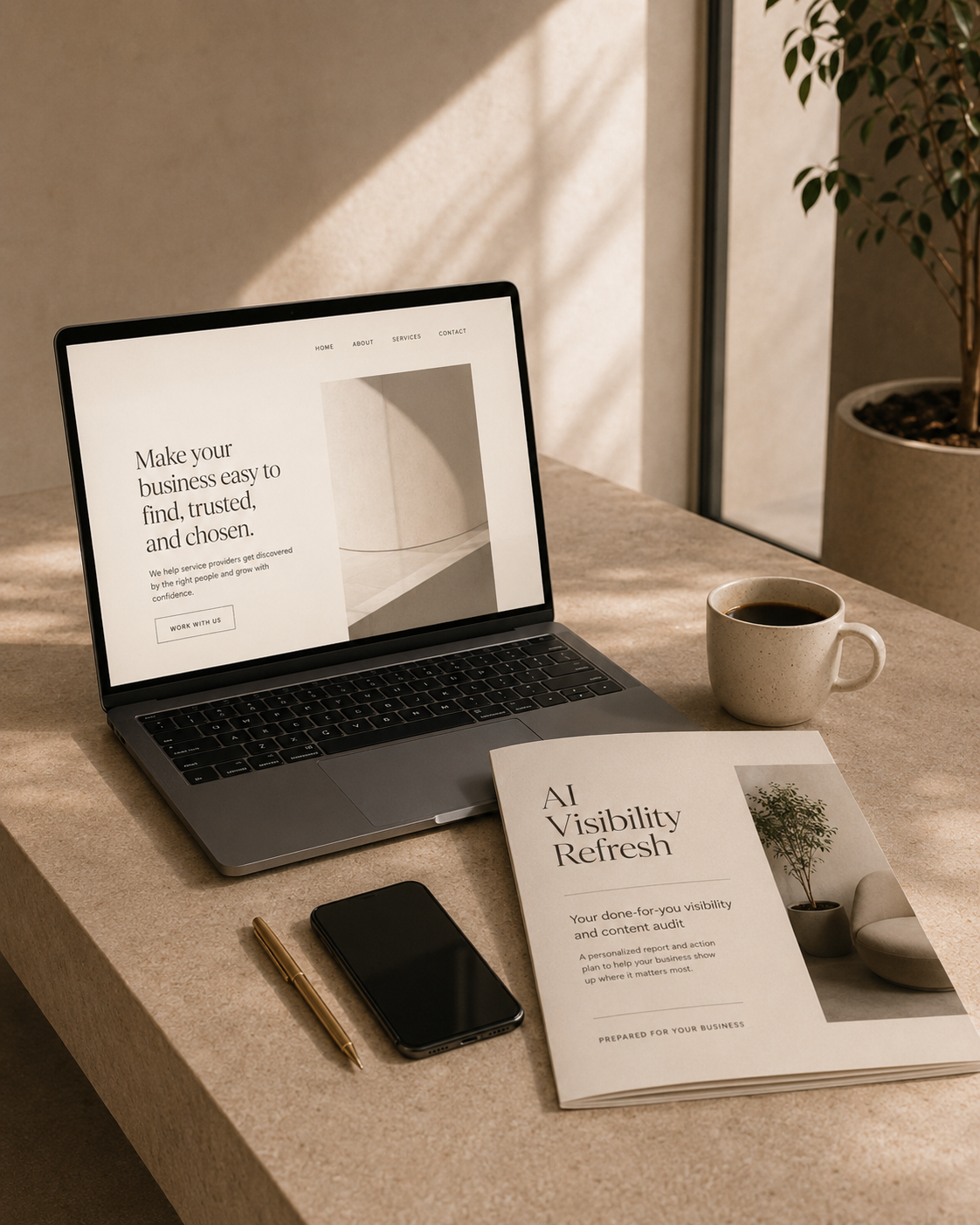 AI Visibility Refresh - Squarespace Black Woman Web Designer.png