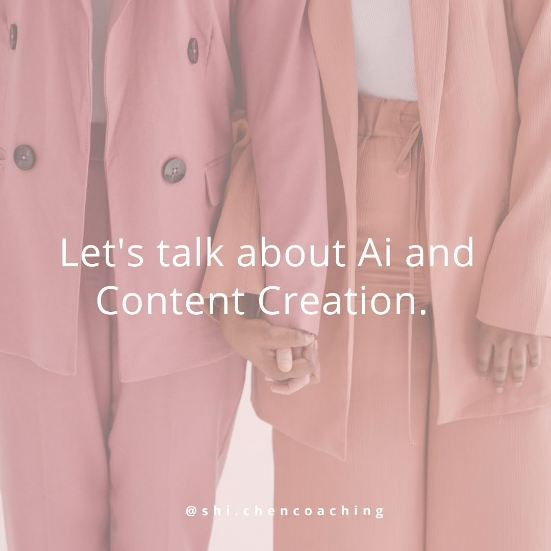 Let&rsquo;s talk about Ai and Content Creation. I love using it to collaborate on my process, not to replace it. 

Some ways that I&rsquo;ve been using ChatGPT have been: 
✨ generating ideas for course names and topics
✨ researching and doing competi