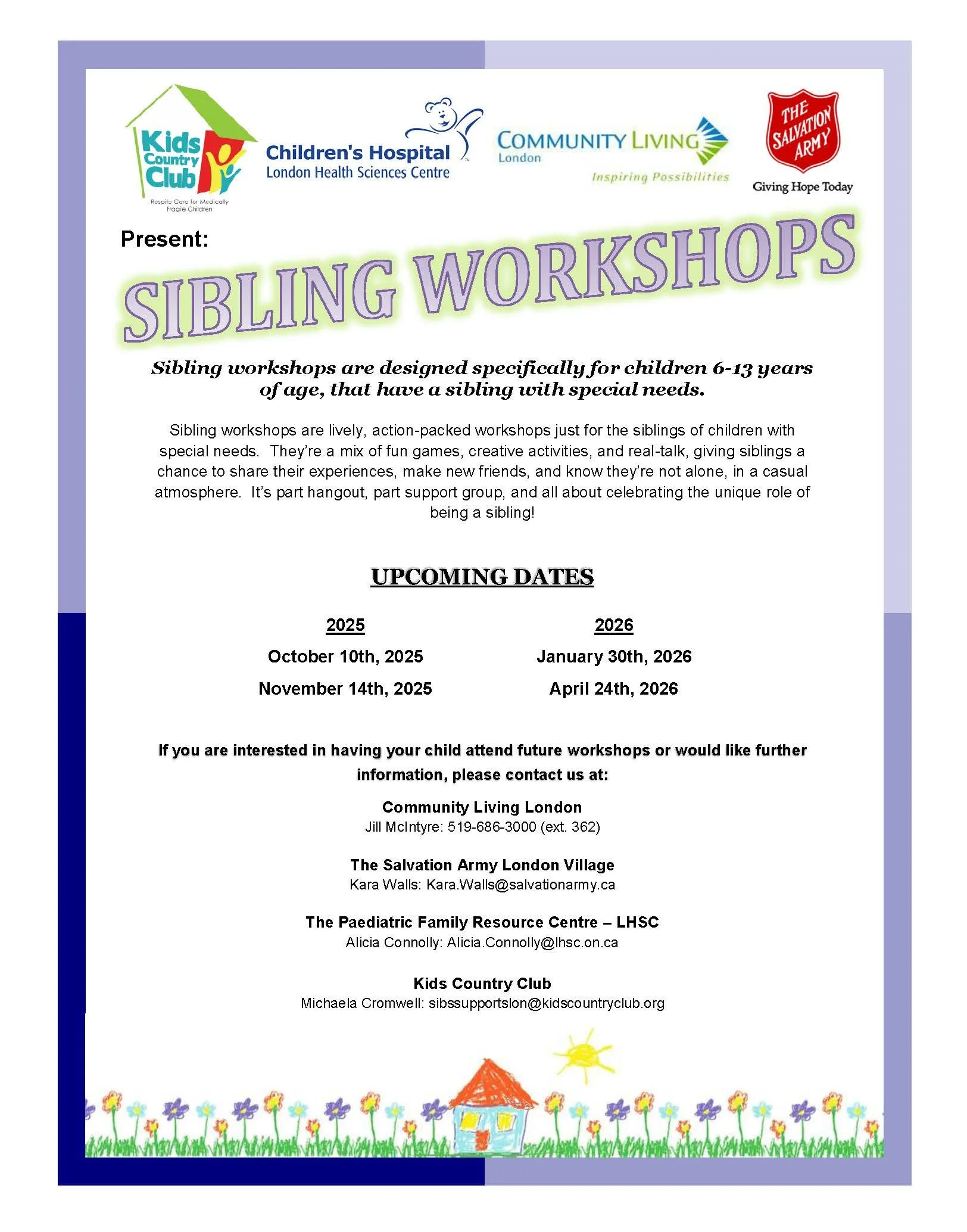 Sibling Workshops