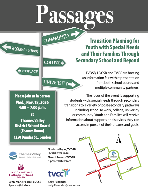 Passages: Transition Planning for Youth with Special Needs and Their Families Through Secondary School and Beyond