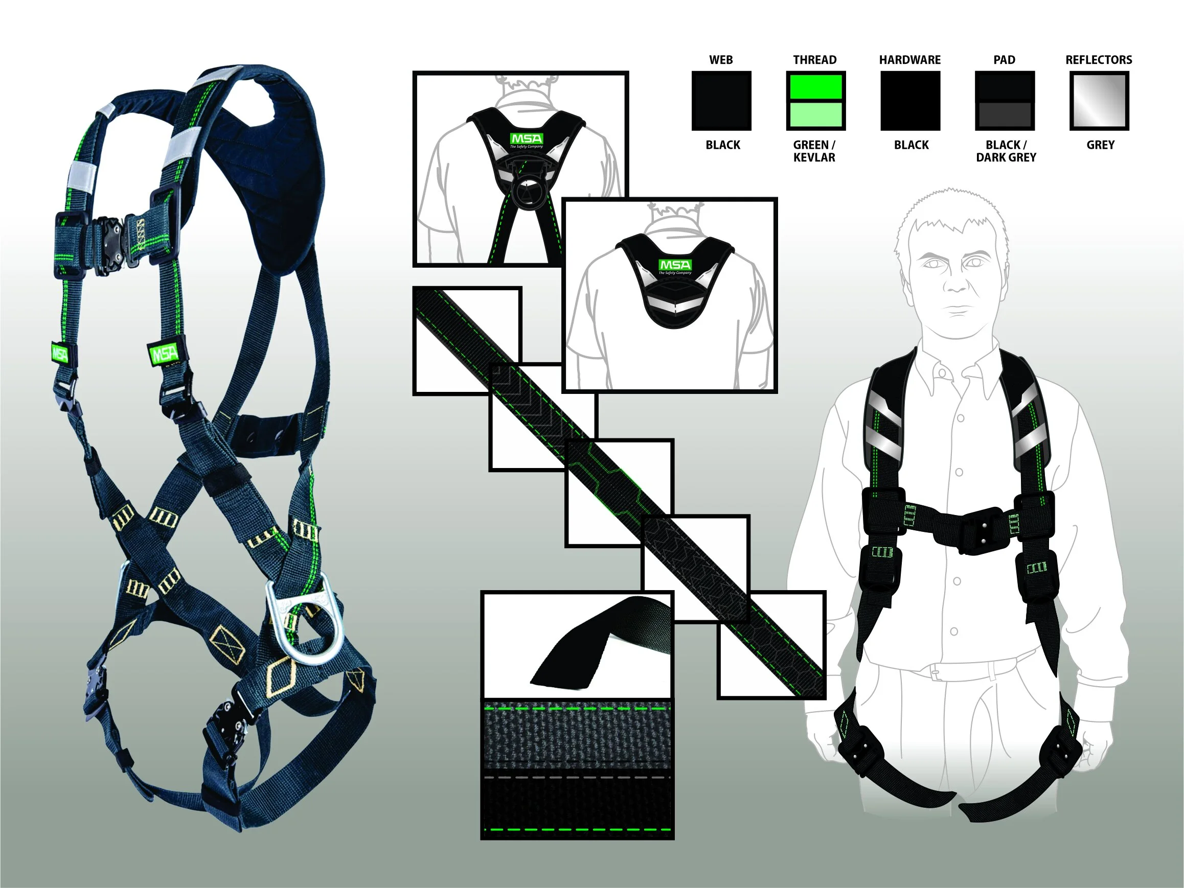 Evotech Arc Flash Full Body Harness