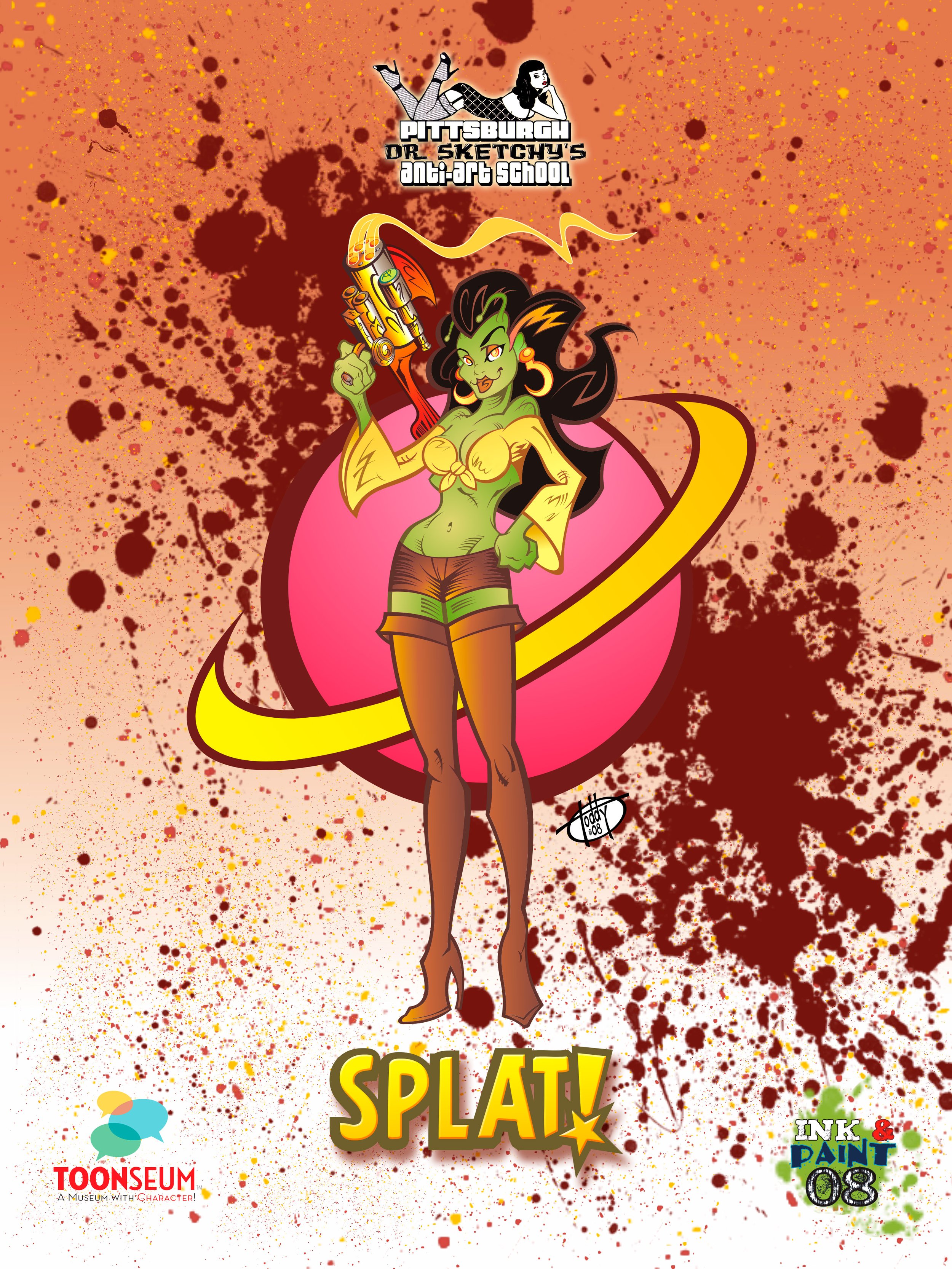 Todd Hagerich | Art + Design / Ink & Paint 2008 - SPLAT!