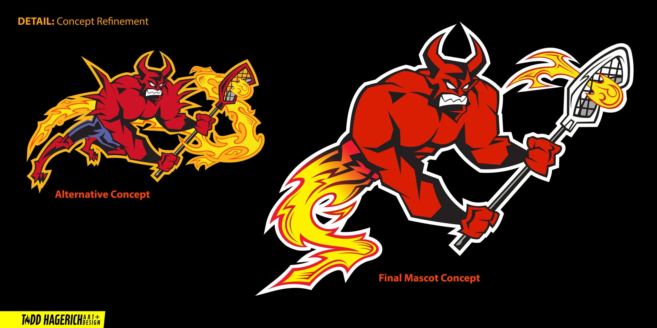 Todd Hagerich | Art + Design / Pittsburgh Crossefire - Final Mascot Branding