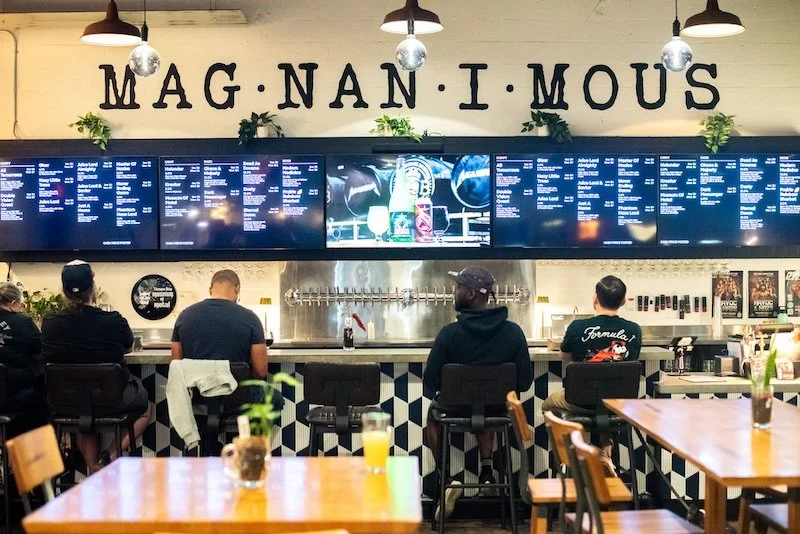 Magnanimous Brewing tap room bar photography Tampa, Florida