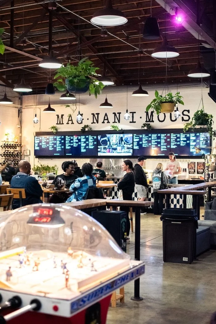 Magnanimous Brewing taproom photography Tampa, Florida