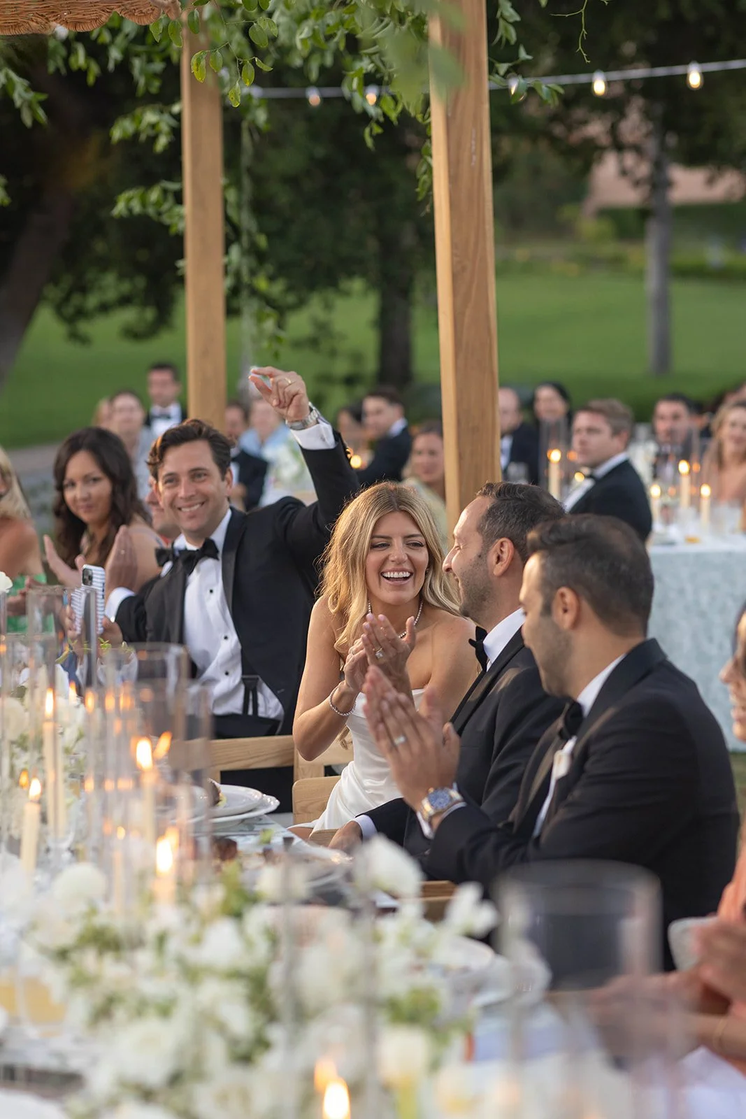 Rancho Valencia wedding reception