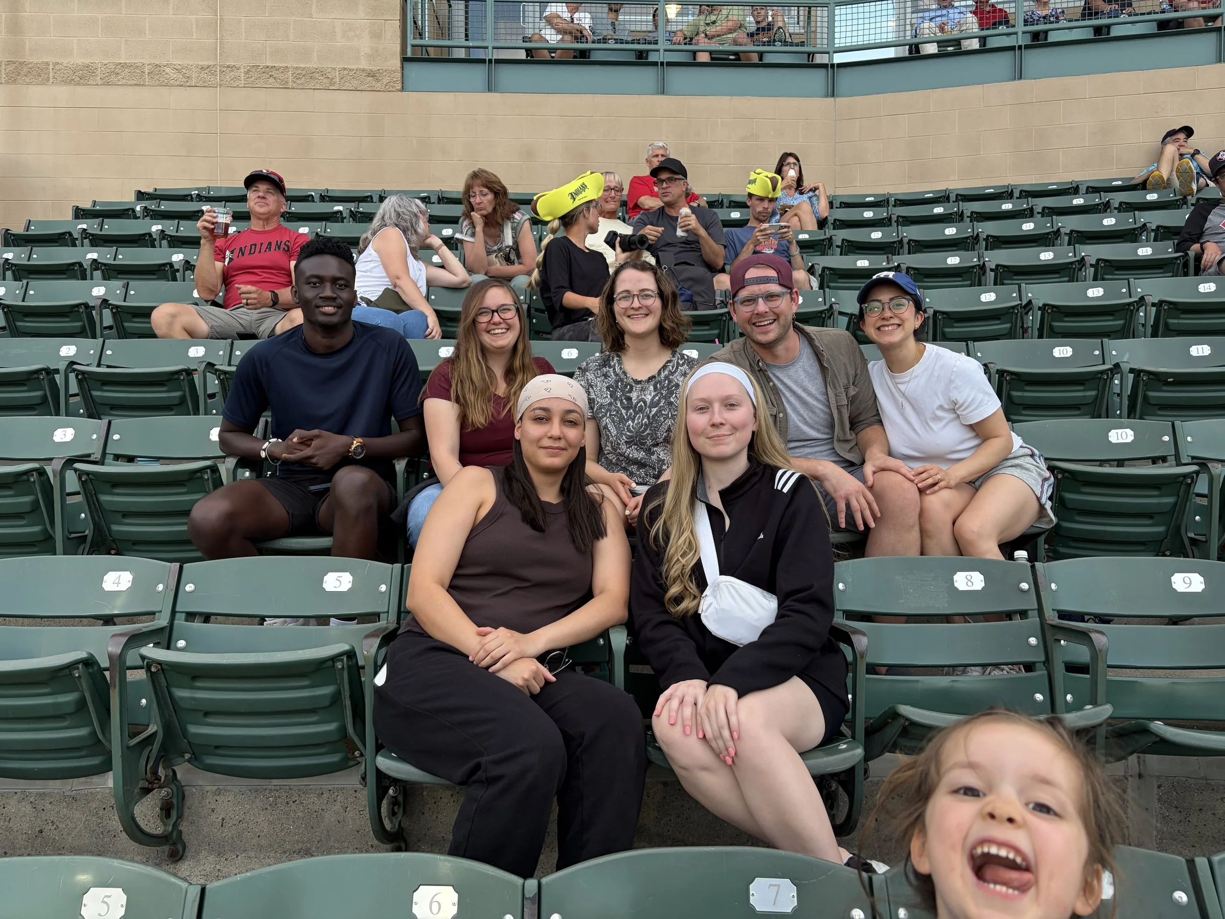 Christal's first baseball game (plus a Charli-bomb)!