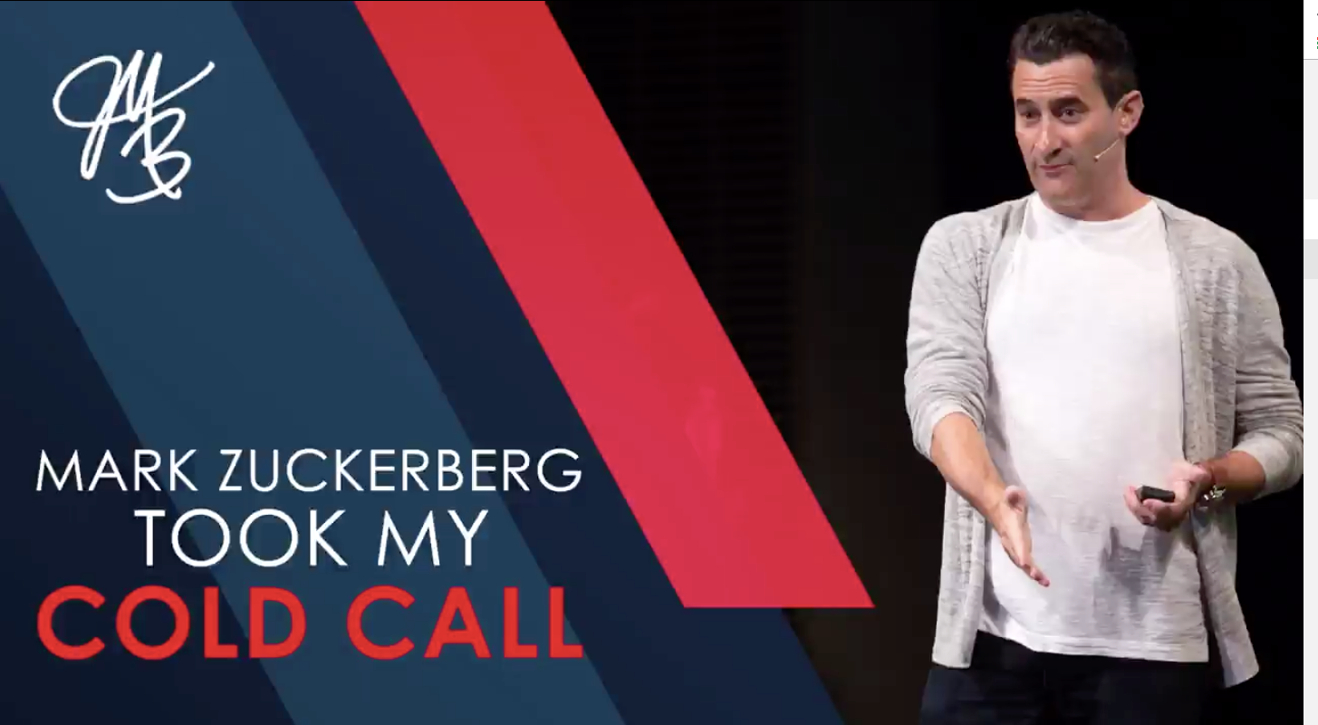 The Day Mark Zuckerberg Took My Cold Call