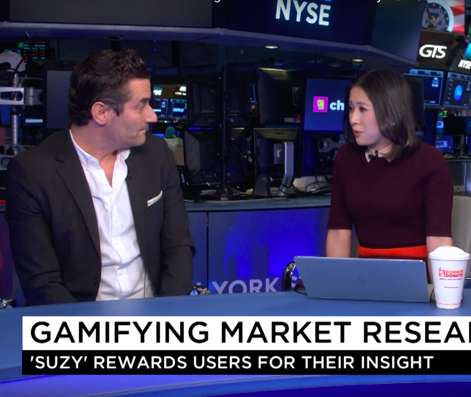 Matt Britton On Cheddar TV Talking About The Launch Of Suzy