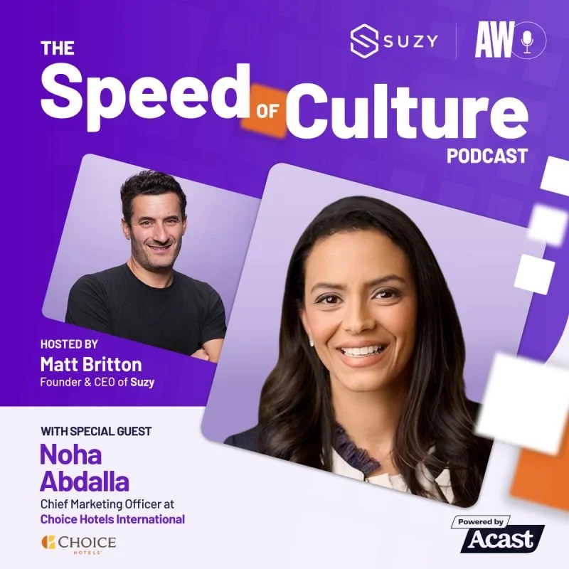 Building Customer Loyalty and Adapting to Trends: Insights from Noha Abdalla, CMO of Choice Hotels, on The Speed of Culture Podcast