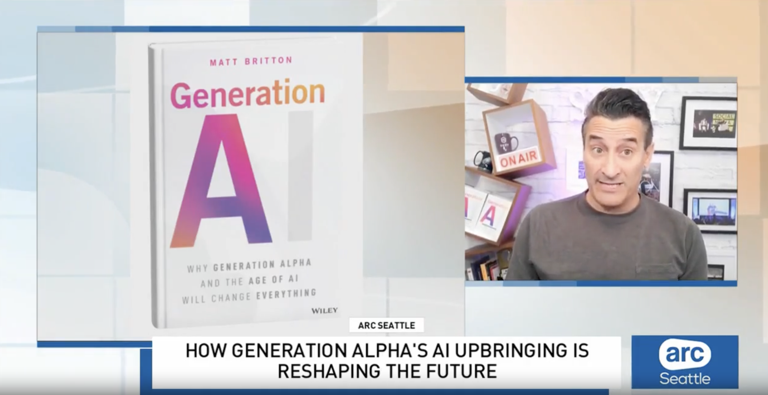 Matt discusses Generation AI live on Arc Seattle News 