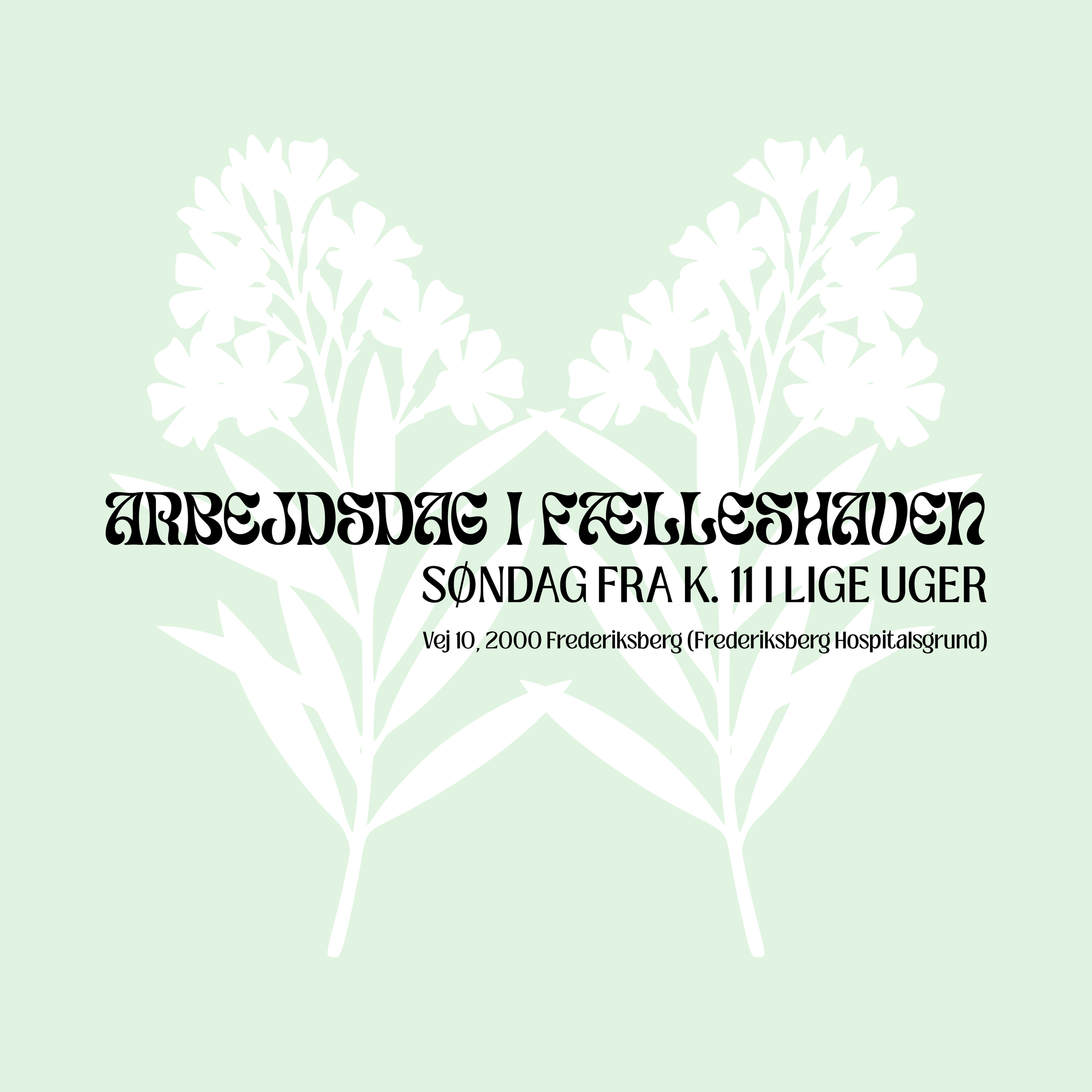 Arbejdsdag i Frederiksberg Fælleshave