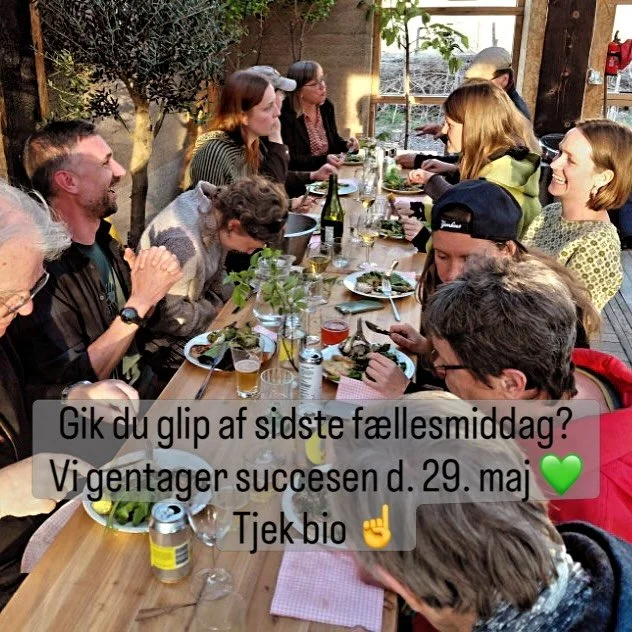 Kom med til vores n&aelig;ste f&aelig;llesmiddag i @frederiksberg_faelleshave 💚
Vi disker op med mad fra @plante.pigerne efterfulgt af gode soul toner fra Vintage Vibes 🎷
Arrangementet er en del af FRBDAGE programmet, der l&oslash;ber fra 29.-30. m