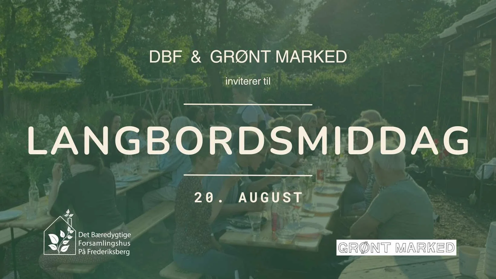 Langbordsmiddag med Grønt Marked