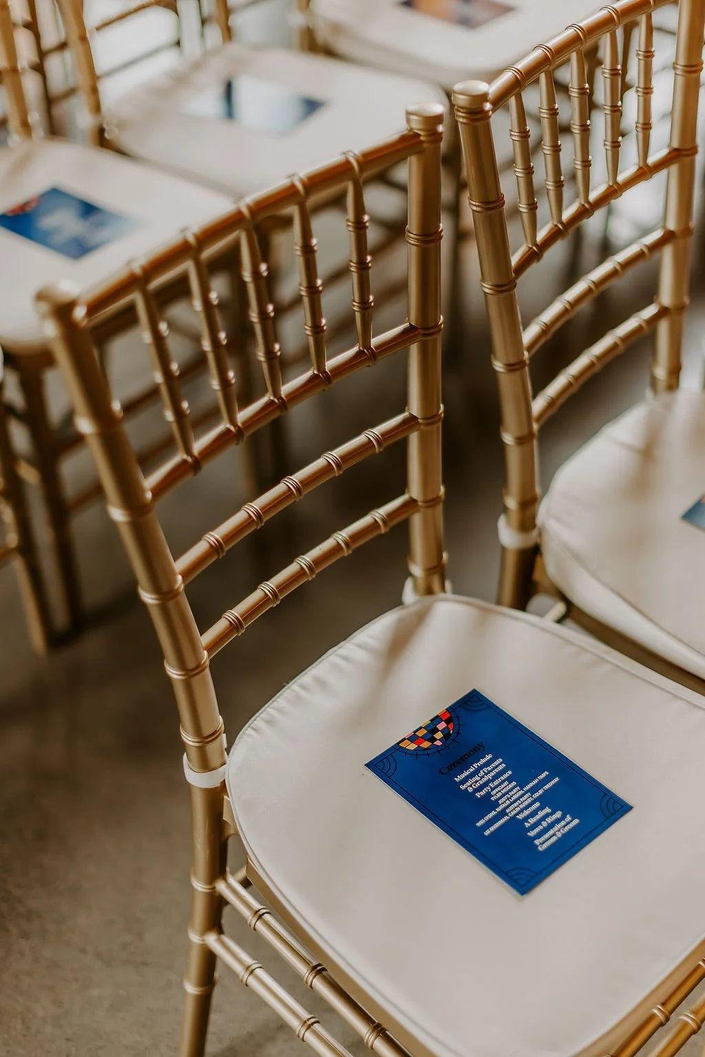 wedding-ceremony-program-gold-chiavari-chairs-minneapolis by Stacy Bengs.JPG