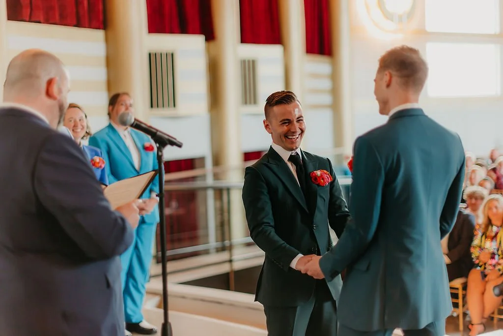 grooms-vows-ceremony-hollywood-theater-minneapolis by stacy bengs.JPG