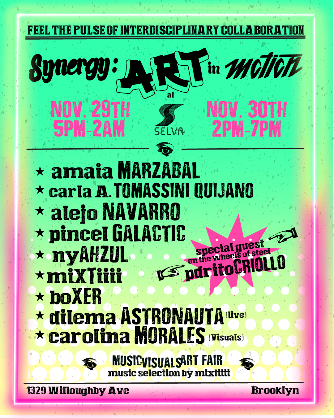 SYNERGY: Art in Motion Group show