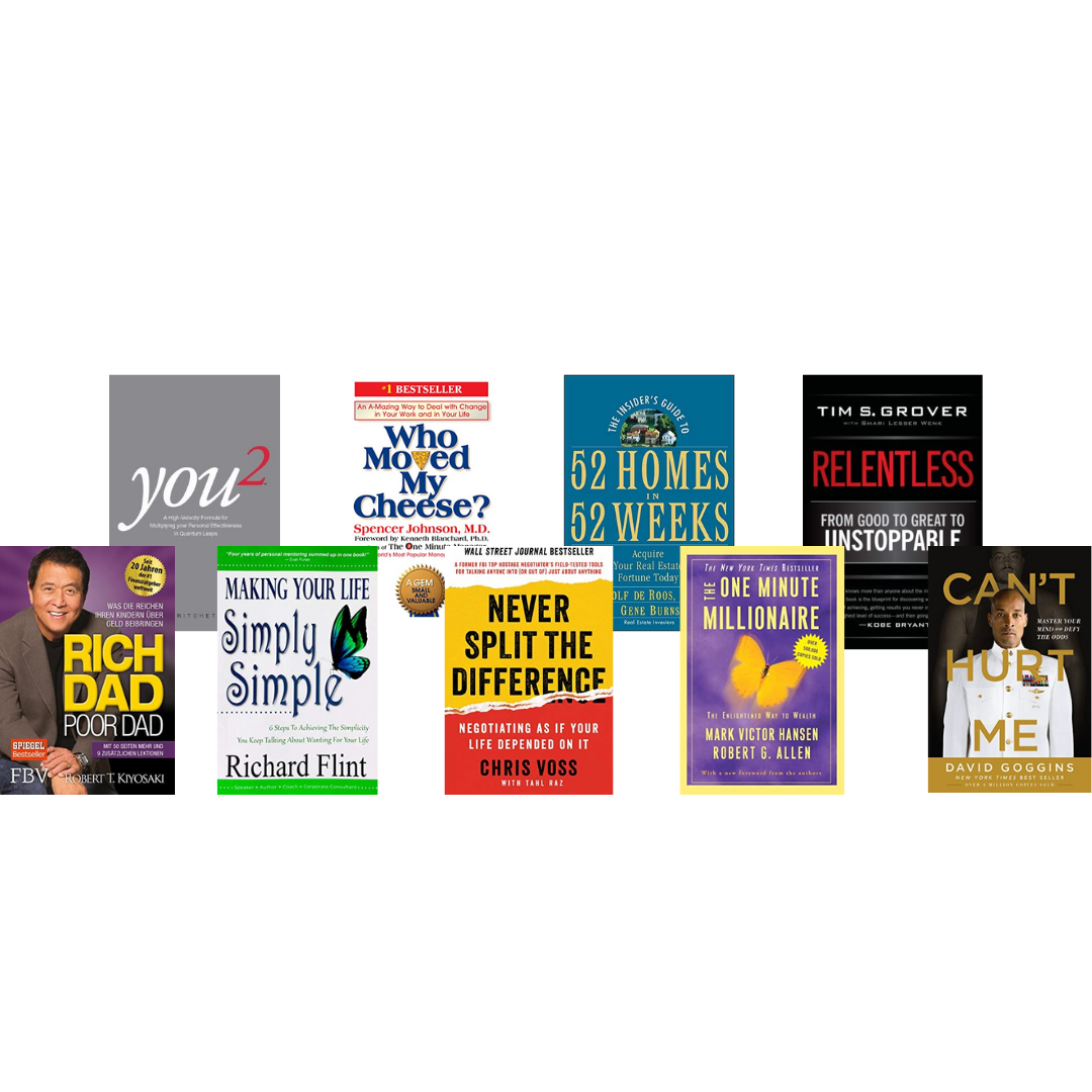 Dixie Deckers Book Recommendation for anyone wanting the level up in the Real Estate, or life space!! Take your learning to another level with these books and audio books and improve you and your business!