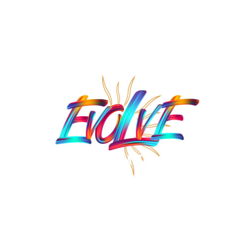 Colorful text that says 'LOVE' with a rainbow gradient and burning flames above it.