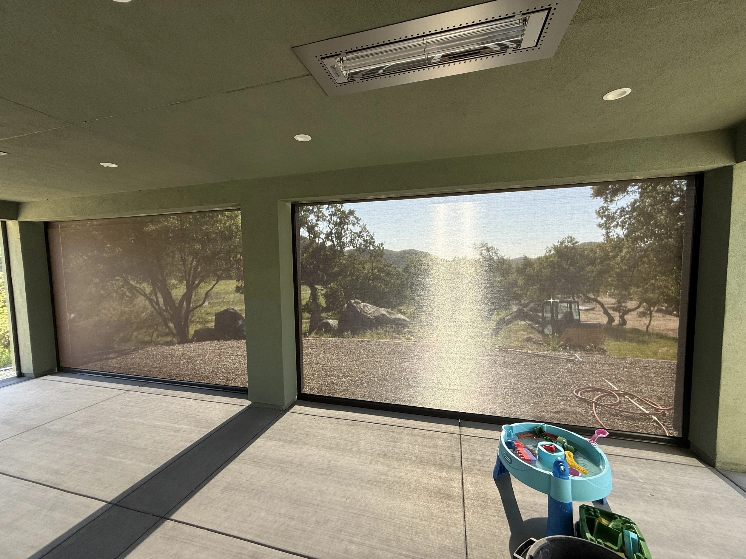 Motorized Shades In Pocket