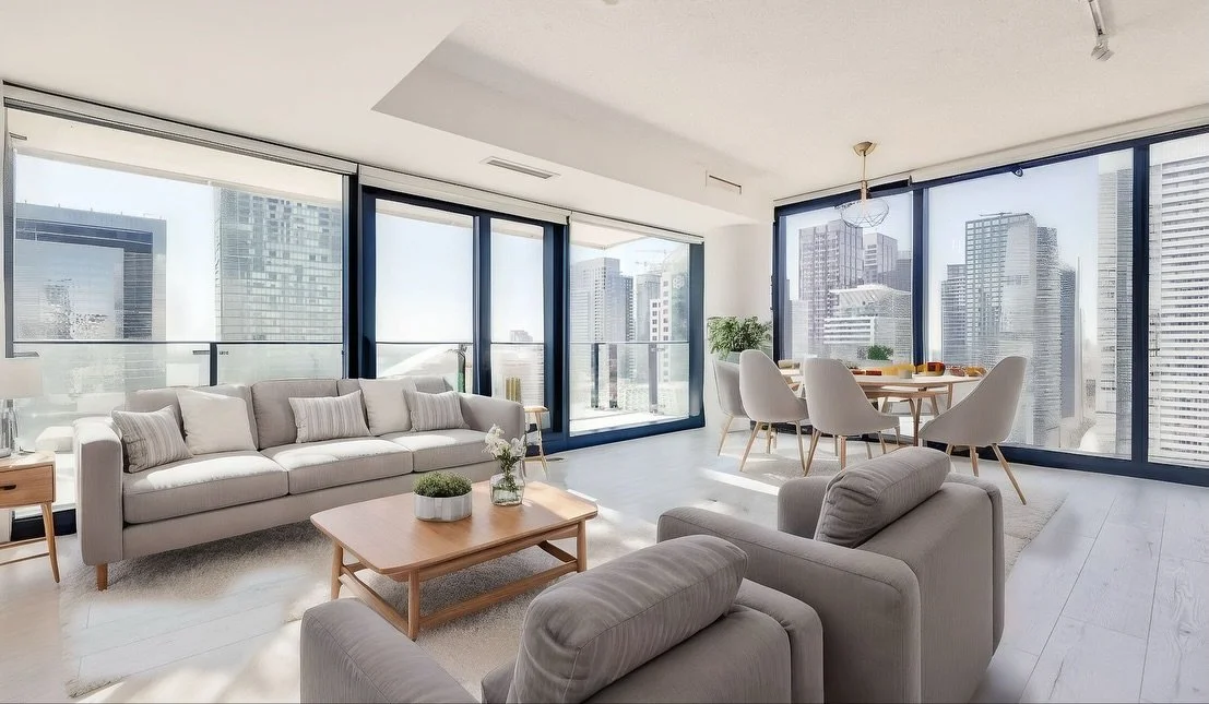 A big holiday win for my first-time buyers! They just purchased this renovated, sun-filled 2-bed corner unit in the Entertainment District &mdash; featuring a rare gas cooktop, south-facing balcony with a BBQ line, and over 800+ sq ft of living space