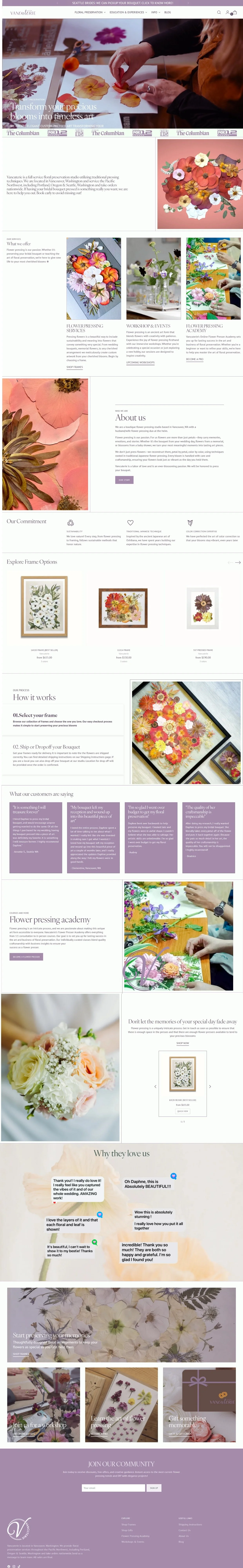 Website mockup
