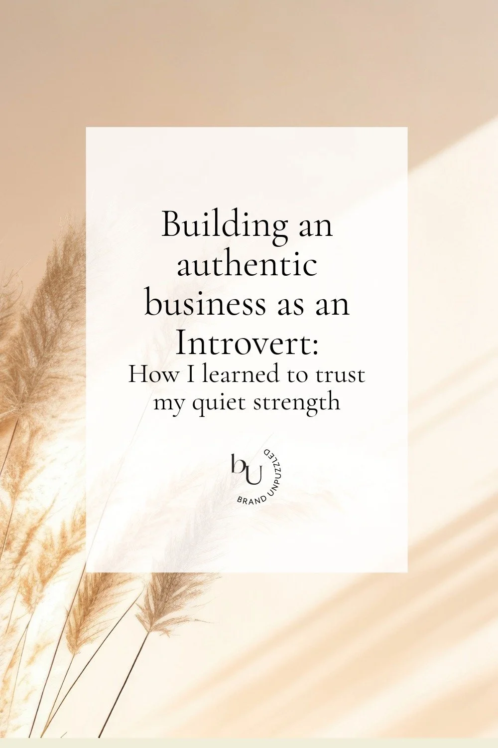 Building a business as an Introvert: How I learned to trust my quiet strength