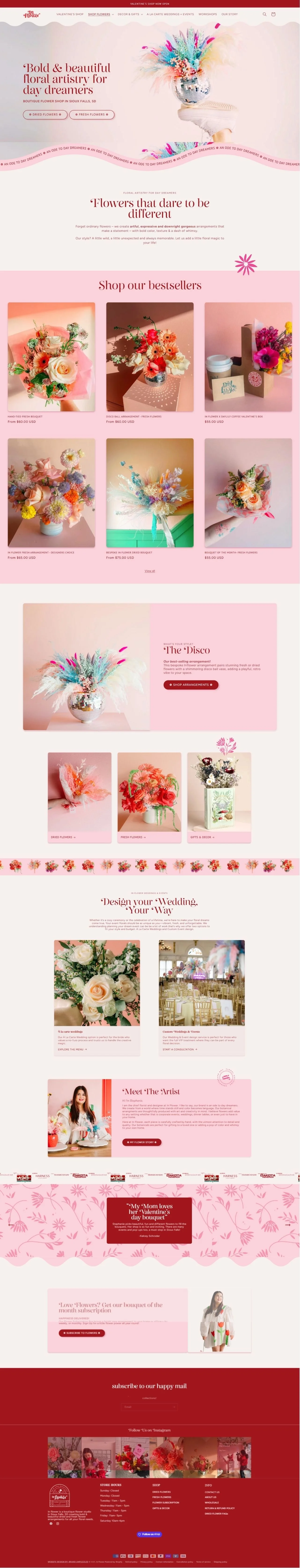 Website mockup