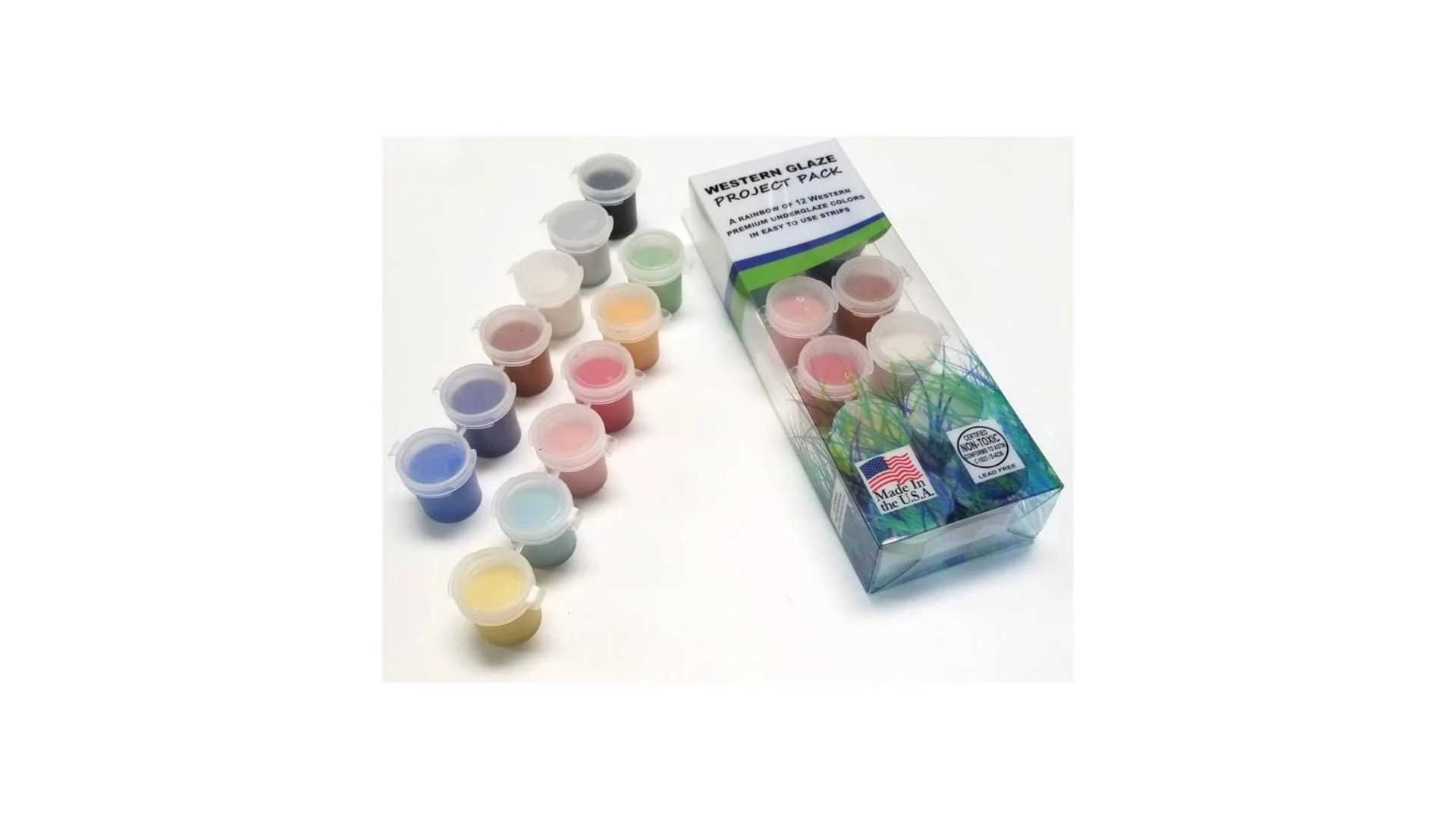 Western Project Pack - 12 Underglaze Sample Pack